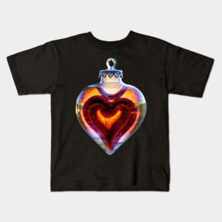 Valentine's Day Lovers Heart Bubble Kids T-Shirt